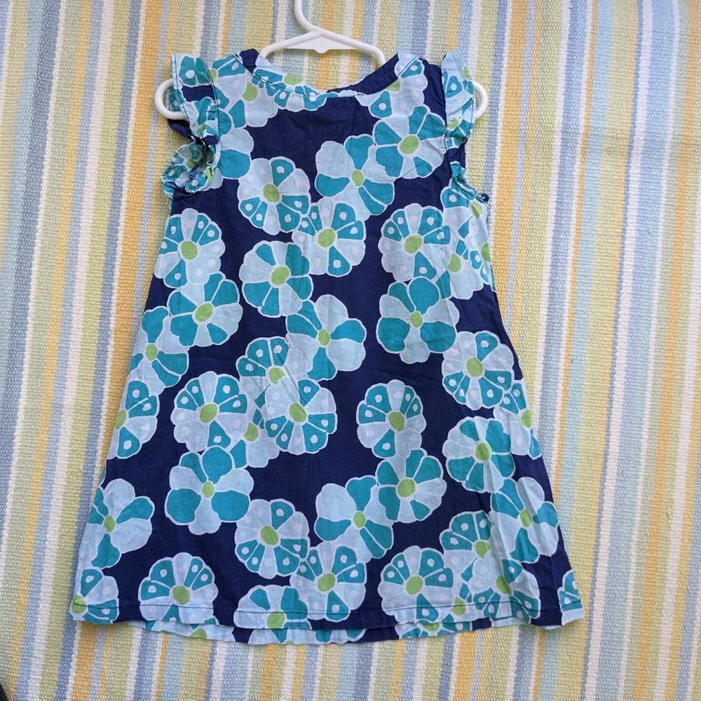 ⭐ Crazy 8s Blue floral tank dress size 3T